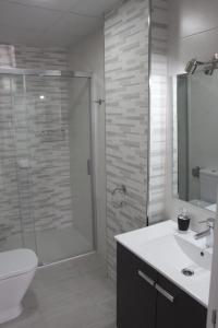 Kúpeľňa v ubytovaní Apartamentos Margo 2