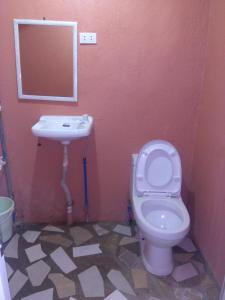 A bathroom at Overview Hostel