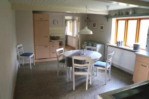 Kuchyň nebo kuchyňský kout v ubytování FH Drosselschmiede, Keine Monteure oder Arbeitsteams