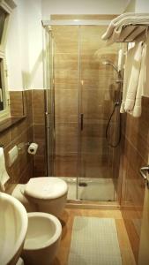 Koupelna v ubytování Hotel Sabbie d'Oro