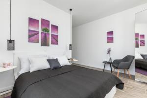 Voodi või voodid majutusasutuse SeaBed Rooms1 Split toas
