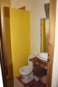 Koupelna v ubytování La Casa Del Arbol