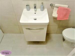 Koupelna v ubytování Apartment Gospa