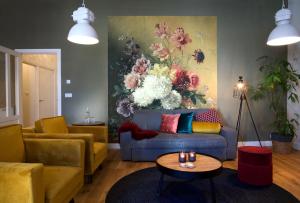 Istumisnurk majutusasutuses Haarlem Hotel Suites