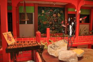 Predel za sedenje v nastanitvi Hotel & Hostal Yaxkin Copan