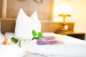 Krevet ili kreveti u jedinici u okviru objekta Hotel Auderer