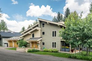 a large house with a driveway at Sage Road 415A in Ketchum