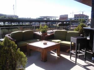 A seating area at Hotel Torre de Sila