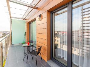 Balkon lub taras w obiekcie Apartament Rybacka 12A/68, Kołobrzeg
