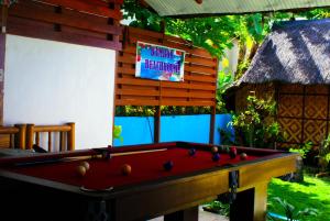Biliár nebo kulečník v ubytování MLK Bamboo Beachhouse