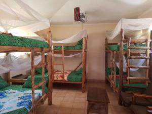 Krevet ili kreveti na kat u jedinici u objektu Climbers Home