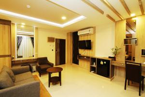 Μια τηλεόραση ή/και κέντρο ψυχαγωγίας στο The Contrast i Hotel