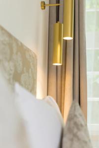 Letto o letti in una camera di Bad Schauenburg