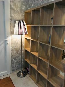 Knihovna v apartmánu