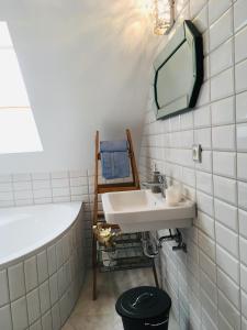 Koupelna v ubytování Apartmán U ZÁMECKÉ DYJE