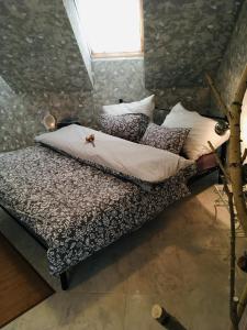 Postel nebo postele na pokoji v ubytování Apartmán U ZÁMECKÉ DYJE