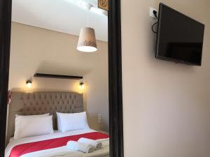 Postel nebo postele na pokoji v ubytování Spartacus House