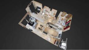 eine Übersicht über ein Modell eines Hauses in der Unterkunft Jazmin Miraflores in Mijas Costa