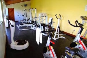Fitness centrum a/nebo fitness zařízení v ubytování Brisa da Praia Park Hotel