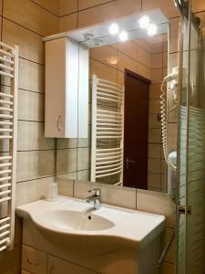 A bathroom at Hotel Kentaur