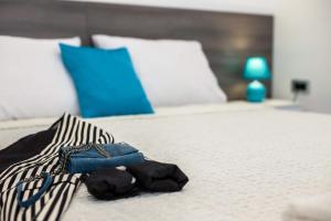 Posteľ alebo postele v izbe v ubytovaní Julia apartments