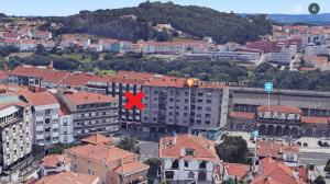 Widok na miasto Santiago de Compostela z tego apartamentu