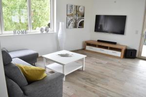 TV a/nebo společenská místnost v ubytování Zweite Heimat