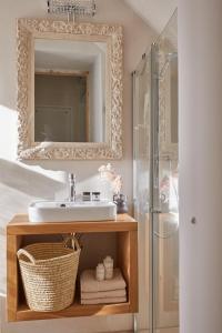 Kylpyhuone majoituspaikassa Castello Fai