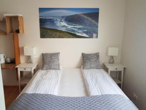 Voodi või voodid majutusasutuse Kirkjufell Hotel by Snæfellsnes Peninsula West Iceland - Grundarfjordur toas