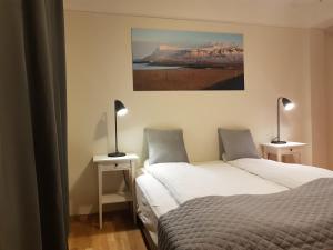 Voodi või voodid majutusasutuse Kirkjufell Hotel by Snæfellsnes Peninsula West Iceland - Grundarfjordur toas