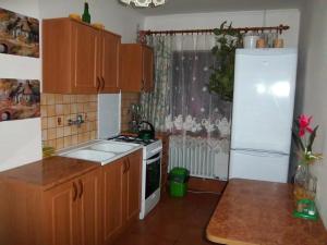 Η κουζίνα ή μικρή κουζίνα στο Agroturystyka Jacnia