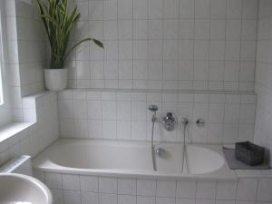 Koupelna v ubytování Ferienwohnung mit Aegidienblick