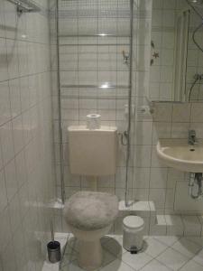 Koupelna v ubytování Ferienwohnung mit Aegidienblick