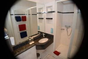 Koupelna v ubytování Hotel Granus