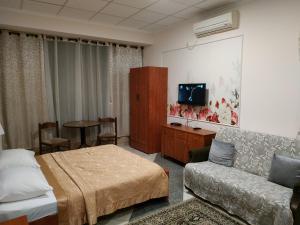 TV a/nebo společenská místnost v ubytování Hotel Rothschild 37