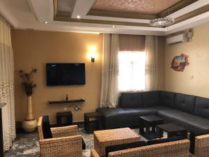 TV a/nebo společenská místnost v ubytování House X