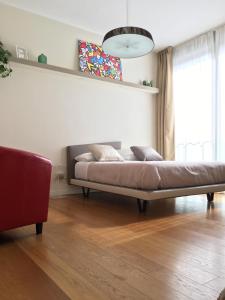 Posezení v ubytování Corso Como - New Building Apartment