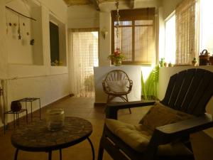 A seating area at Casa Paco