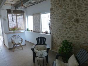 A seating area at Casa Paco