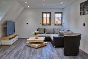 Гостиная зона в Ferienhaus Fam. Herklotz