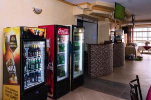 Nápoje v ubytování Diamonds Hotel Kampala