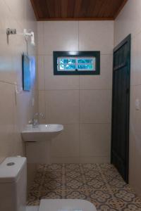 Koupelna v ubytování Pousada Villa Madorna
