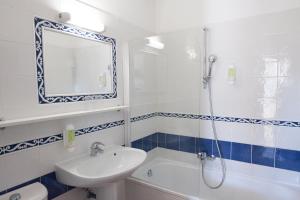 Koupelna v ubytování Motel Cap Sol