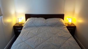 Uma cama ou camas num quarto em Complejo Containers DF