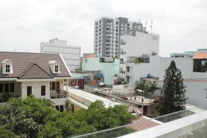 a view of a city with buildings and trees at DRAGON HOTEL 1 in Ho Chi Minh City