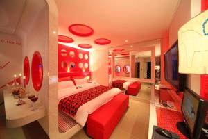 TV a/nebo společenská místnost v ubytování Esia hotel + 23 fotografií