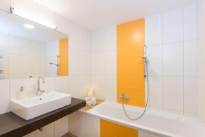 Ένα μπάνιο στο Hotel Fürst