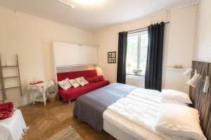 Letto o letti in una camera di Hasselö Hostel