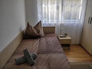 Ένα ή περισσότερα κρεβάτια σε δωμάτιο στο Haus Berta
