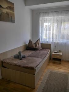 Ένα ή περισσότερα κρεβάτια σε δωμάτιο στο Haus Berta